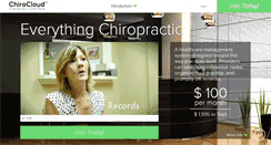 Desktop Screenshot of chirocloud.com